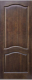Межкомнатная дверь 7-ПГ темный лак в Голицыно