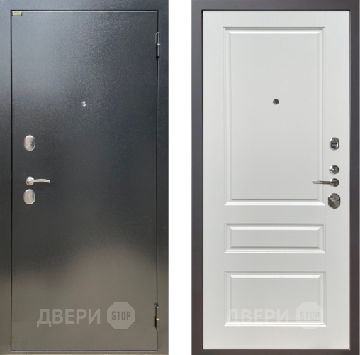 Входная металлическая Дверь Шелтер (SHELTER) Стандарт 1 Белый ясень в Голицыно