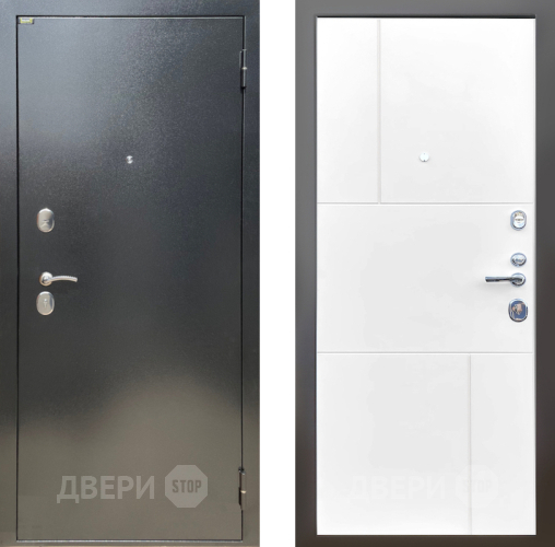 Входная металлическая Дверь Шелтер (SHELTER) Стандарт 8 Белый матовый в Голицыно