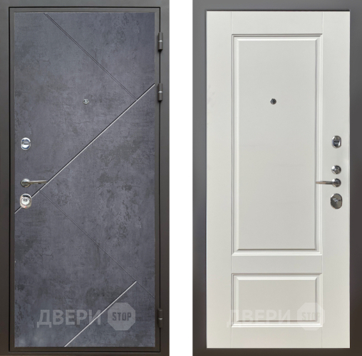 Входная металлическая Дверь Шелтер (SHELTER) Комфорт Бетон урбан индиго 5 Силк тирамиссу в Голицыно
