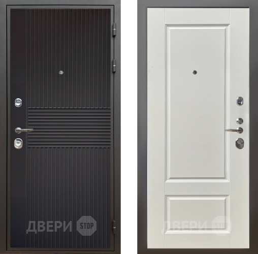 Входная металлическая Дверь Шелтер (SHELTER) Комфорт Черная шагрень 5 Силк тирамиссу в Голицыно