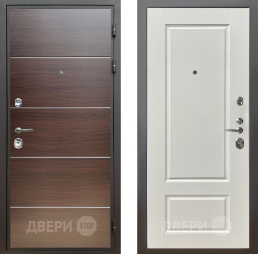 Входная металлическая Дверь Шелтер (SHELTER) Комфорт Венге структурный горизонт 5 Силк тирамиссу в Голицыно