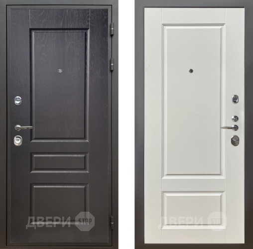 Входная металлическая Дверь Шелтер (SHELTER) Комфорт Дуб английский 5 Силк тирамиссу в Голицыно