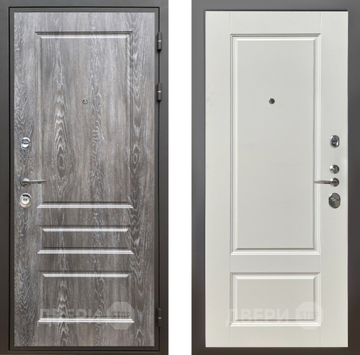 Входная металлическая Дверь Шелтер (SHELTER) Комфорт Дуб шале серебро 5 Силк тирамиссу в Голицыно