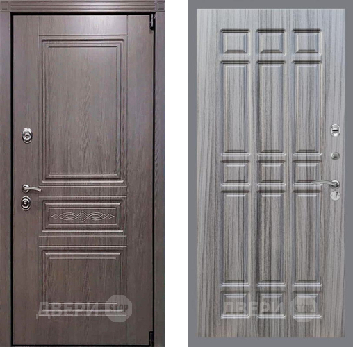 Входная металлическая Дверь Рекс (REX) Пренмиум-S FL-33 Сандал грей в Голицыно