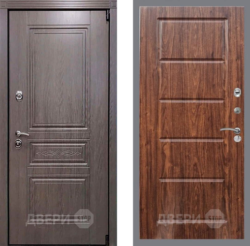 Входная металлическая Дверь Рекс (REX) Пренмиум-S FL-39 орех тисненый в Голицыно