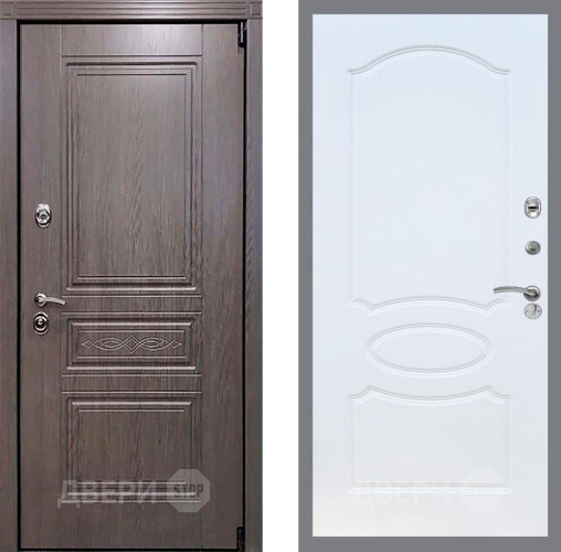 Входная металлическая Дверь Рекс (REX) Пренмиум-S FL-128 Белый ясень в Голицыно