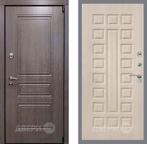 Входная металлическая Дверь Рекс (REX) Пренмиум-S FL-183 Беленый дуб в Голицыно