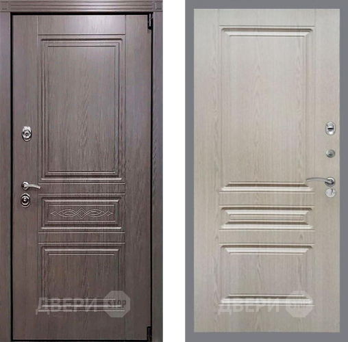 Входная металлическая Дверь Рекс (REX) Пренмиум-S FL-243 Беленый дуб в Голицыно