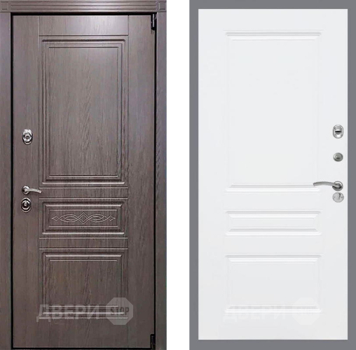 Входная металлическая Дверь Рекс (REX) Пренмиум-S FL-243 Силк Сноу в Голицыно