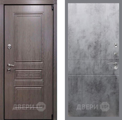 Входная металлическая Дверь Рекс (REX) Пренмиум-S FL-290 Бетон темный в Голицыно