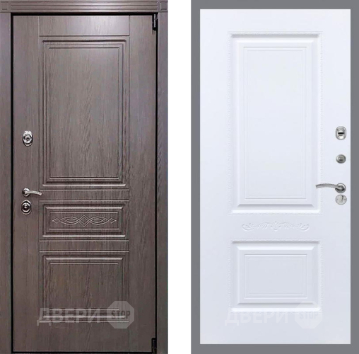 Входная металлическая Дверь Рекс (REX) Пренмиум-S Смальта Силк Сноу в Голицыно