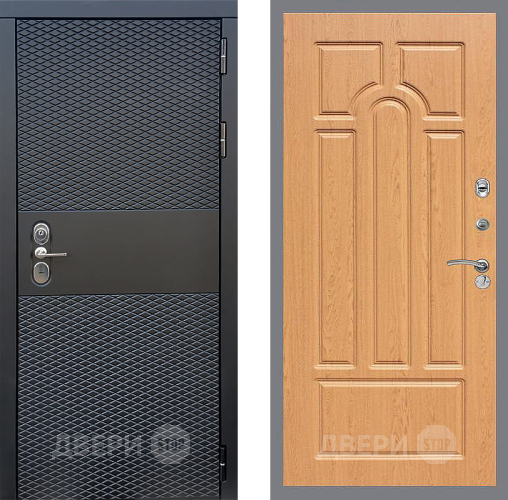 Входная металлическая Дверь Стоп БЛЭК CISA ФЛ-58 Дуб в Голицыно