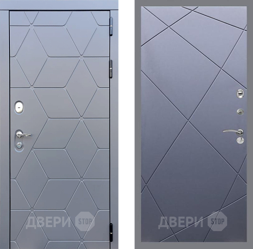 Входная металлическая Дверь Стоп КОСМО ФЛ-291 Силк титан в Голицыно