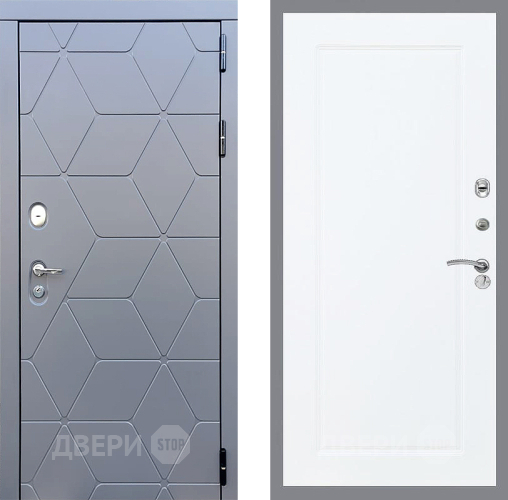 Входная металлическая Дверь Стоп КОСМО ФЛ-119 Силк Сноу в Голицыно