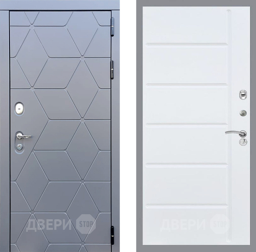 Дверь Стоп КОСМО ФЛ-102 Белый ясень в Голицыно