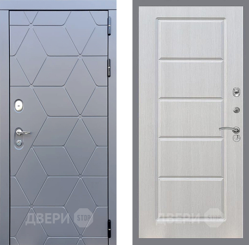 Входная металлическая Дверь Стоп КОСМО ФЛ-39 Лиственница беж в Голицыно