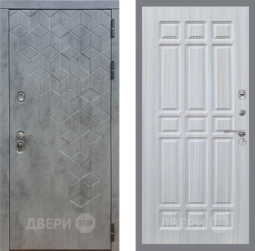 Входная металлическая Дверь Стоп БЕТОН ФЛ-33 Сандал белый в Голицыно