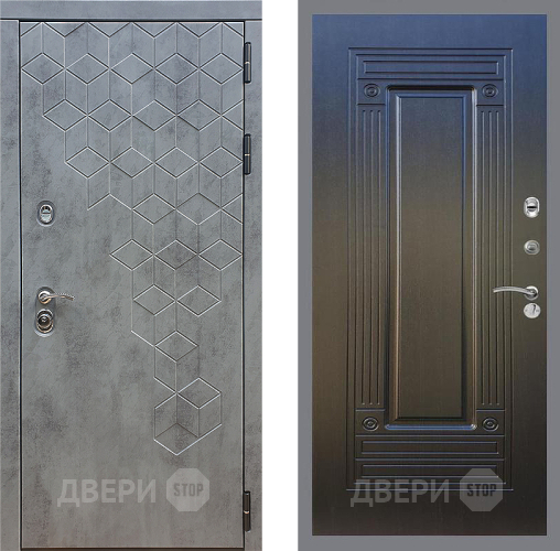 Входная металлическая Дверь Стоп БЕТОН ФЛ-4 Венге в Голицыно