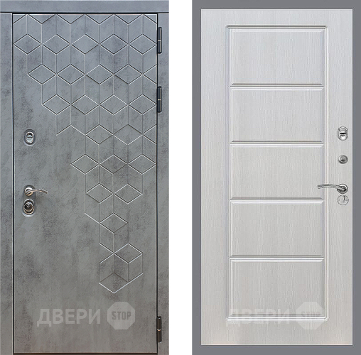 Входная металлическая Дверь Стоп БЕТОН ФЛ-39 Лиственница беж в Голицыно
