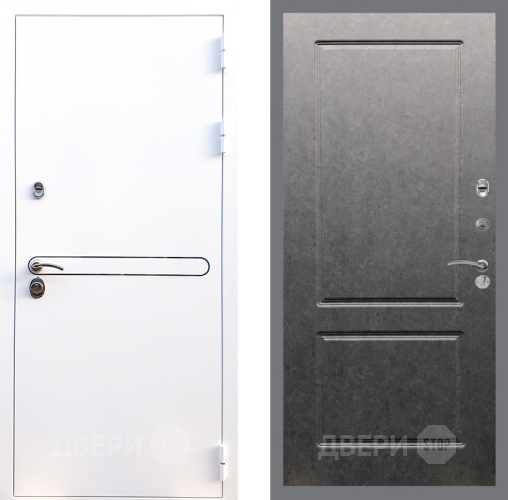 Входная металлическая Дверь Стоп Лайн Вайт ФЛ-117 Штукатурка графит в Голицыно