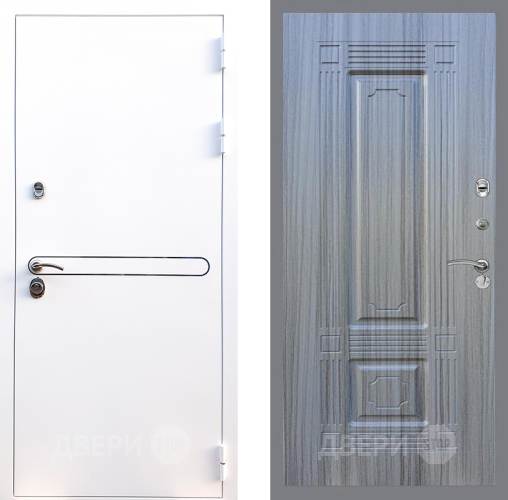 Входная металлическая Дверь Стоп Лайн Вайт ФЛ-2 Сандал грей в Голицыно