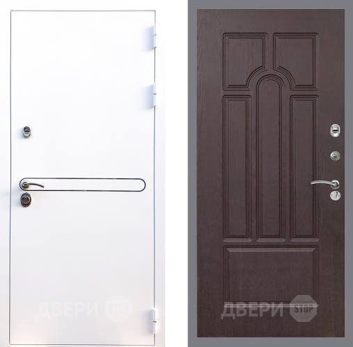 Входная металлическая Дверь Стоп Лайн Вайт ФЛ-58 Венге в Голицыно