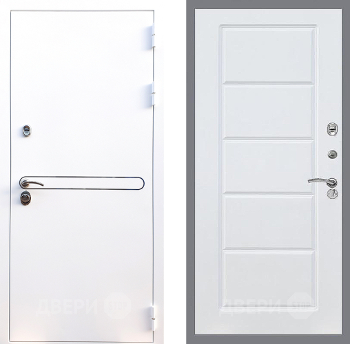 Входная металлическая Дверь Стоп Лайн Вайт ФЛ-39 Силк Сноу в Голицыно