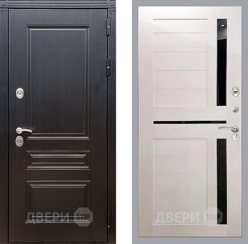 Входная металлическая Дверь Стоп МЕГАПОЛИС СБ-18 Лиственница беж в Голицыно