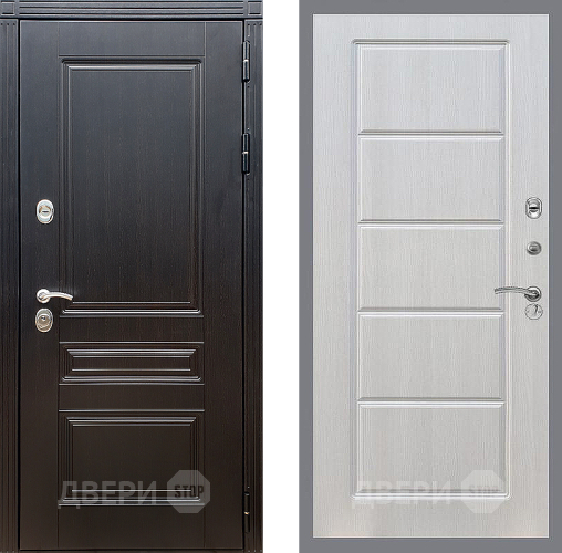 Входная металлическая Дверь Стоп МЕГАПОЛИС ФЛ-39 Лиственница беж в Голицыно