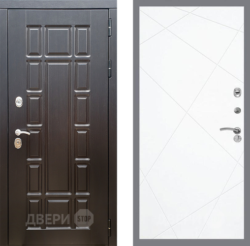 Входная металлическая Дверь Стоп НЬЮ ЙОРК ФЛ-291 Силк Сноу в Голицыно