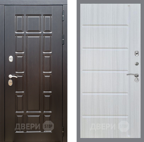 Входная металлическая Дверь Стоп НЬЮ ЙОРК ФЛ-102 Сандал белый в Голицыно