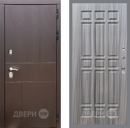 Входная металлическая Дверь Стоп УРБАН ФЛ-33 Сандал грей в Голицыно