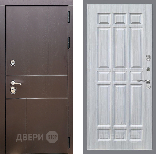 Входная металлическая Дверь Стоп УРБАН ФЛ-33 Сандал белый в Голицыно
