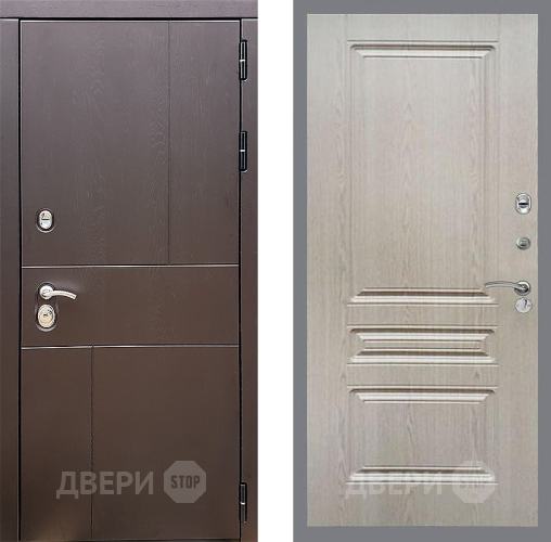 Дверь Стоп УРБАН ФЛ-243 Беленый дуб в Голицыно