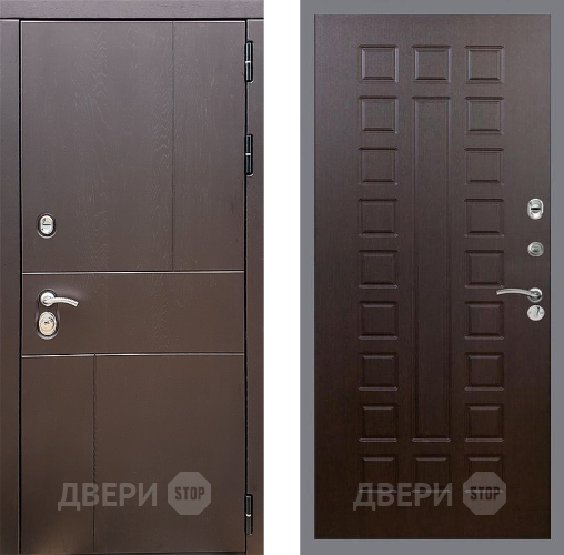 Входная металлическая Дверь Стоп УРБАН ФЛ-183 Венге в Голицыно
