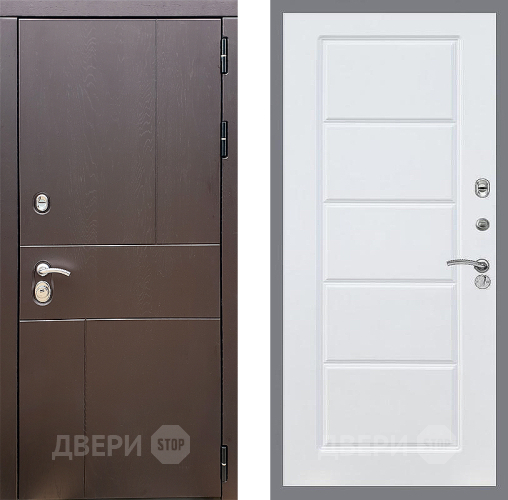 Входная металлическая Дверь Стоп УРБАН ФЛ-39 Силк Сноу в Голицыно