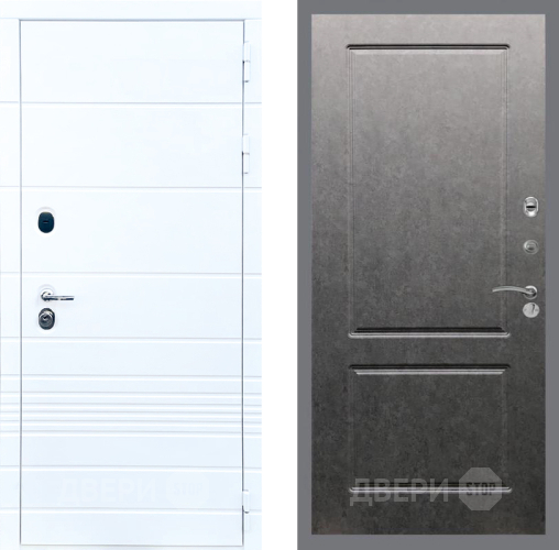 Входная металлическая Дверь Стоп ТРЕНДО ФЛ-117 Штукатурка графит в Голицыно