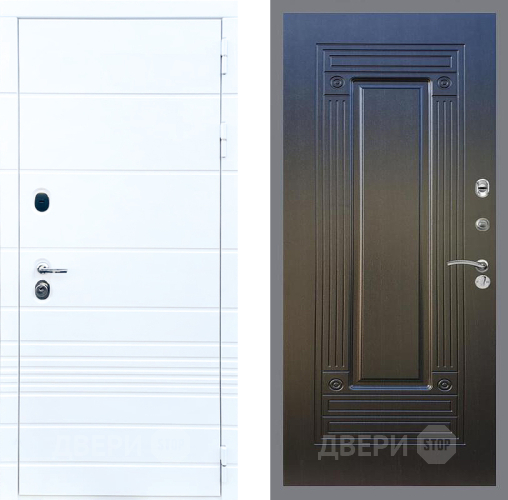 Входная металлическая Дверь Стоп ТРЕНДО ФЛ-4 Венге в Голицыно