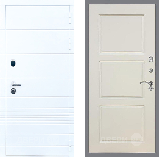 Входная металлическая Дверь Стоп ТРЕНДО ФЛ-3 Шампань в Голицыно