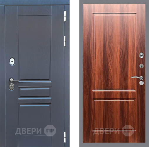 Входная металлическая Дверь Стоп ПЛАТИНУМ ФЛ-117 Итальянский орех в Голицыно