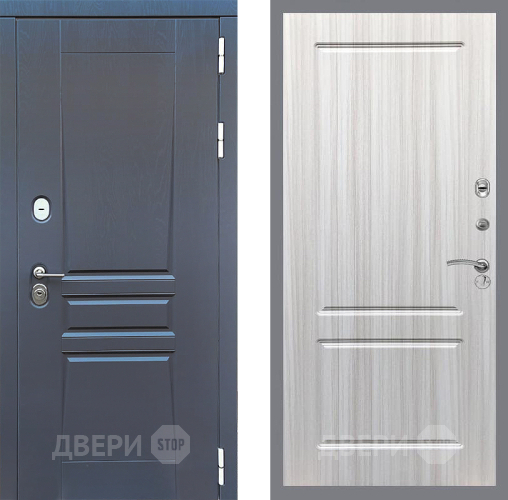 Входная металлическая Дверь Стоп ПЛАТИНУМ ФЛ-117 Сандал белый в Голицыно