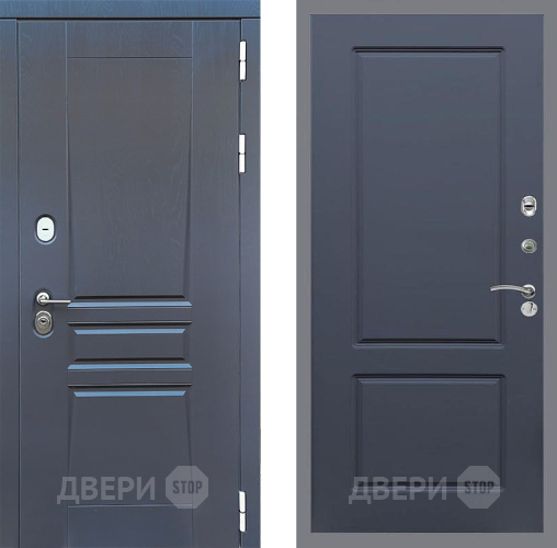Входная металлическая Дверь Стоп ПЛАТИНУМ ФЛ-117 Силк титан в Голицыно