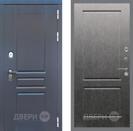 Входная металлическая Дверь Стоп ПЛАТИНУМ ФЛ-117 Штукатурка графит в Голицыно