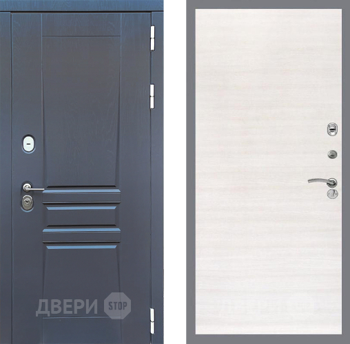 Входная металлическая Дверь Стоп ПЛАТИНУМ Гладкая Акация светлая в Голицыно