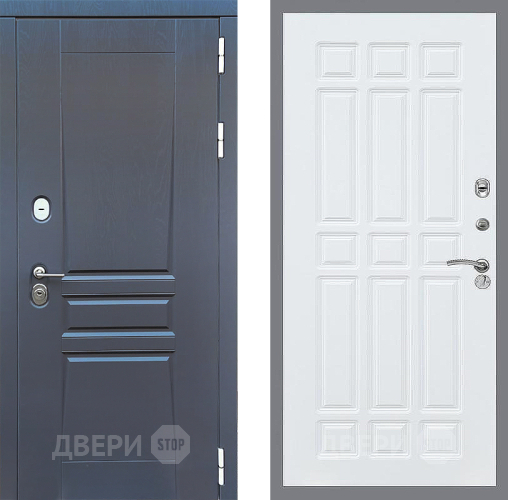 Входная металлическая Дверь Стоп ПЛАТИНУМ ФЛ-33 Силк Сноу в Голицыно