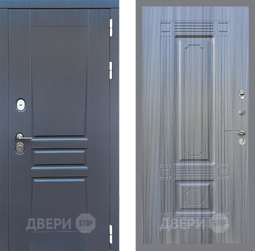 Входная металлическая Дверь Стоп ПЛАТИНУМ ФЛ-2 Сандал грей в Голицыно