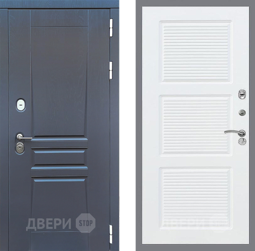 Входная металлическая Дверь Стоп ПЛАТИНУМ ФЛ-1 Силк Сноу в Голицыно