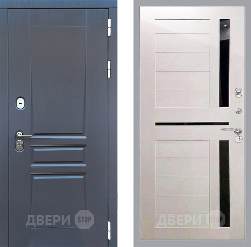 Входная металлическая Дверь Стоп ПЛАТИНУМ СБ-18 Лиственница беж в Голицыно