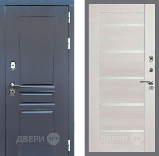Входная металлическая Дверь Стоп ПЛАТИНУМ СБ-14 Лиственница беж в Голицыно